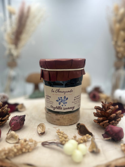 Confiture artisanale de Myrtille sauvage – 360g